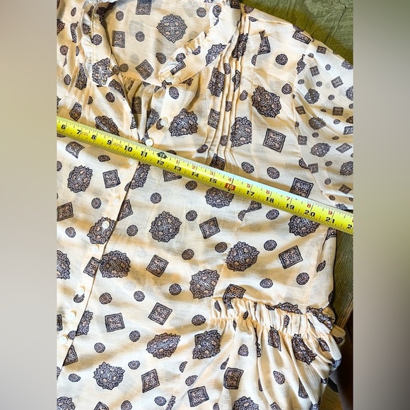 Free People Turn Turn Mini Dress Pale Peach Cream Women’s | Size M - Picture 8 of 10